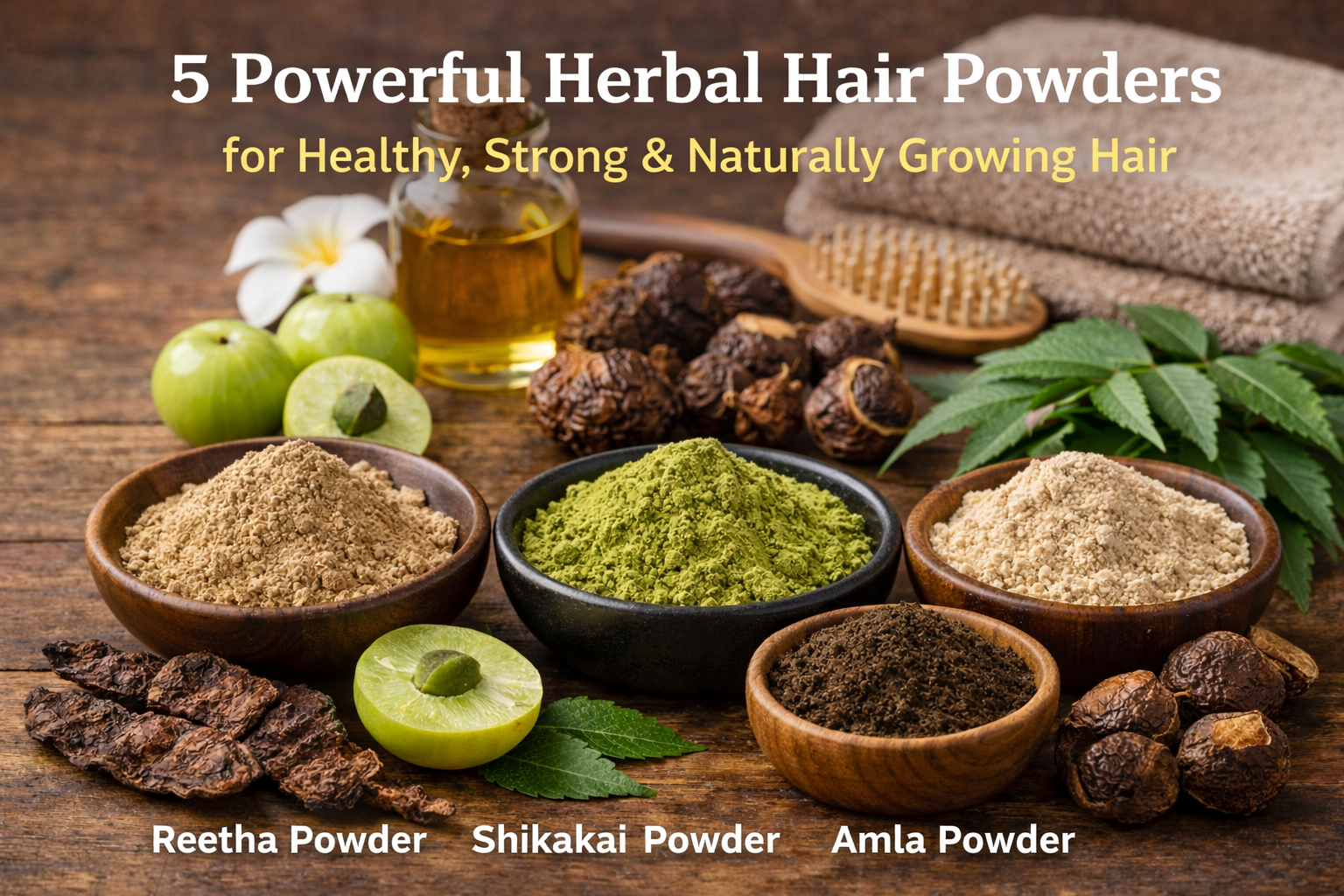 Powerful Herbal Hair Powders