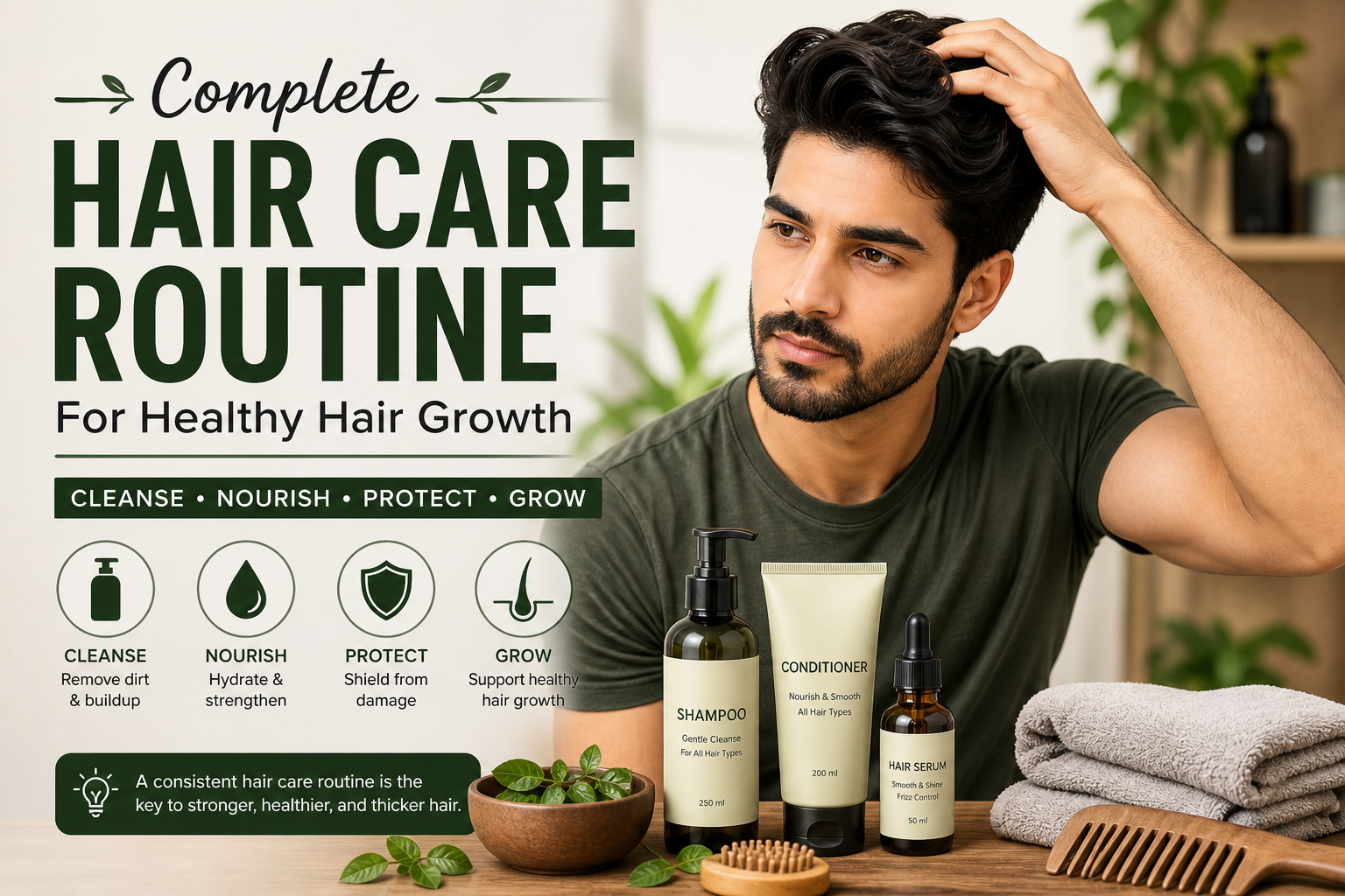Complete Hair Care Routine for Healthy Hair Growth